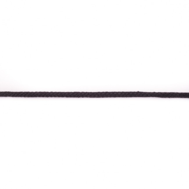 Baumwollkordel 5mm Schwarz