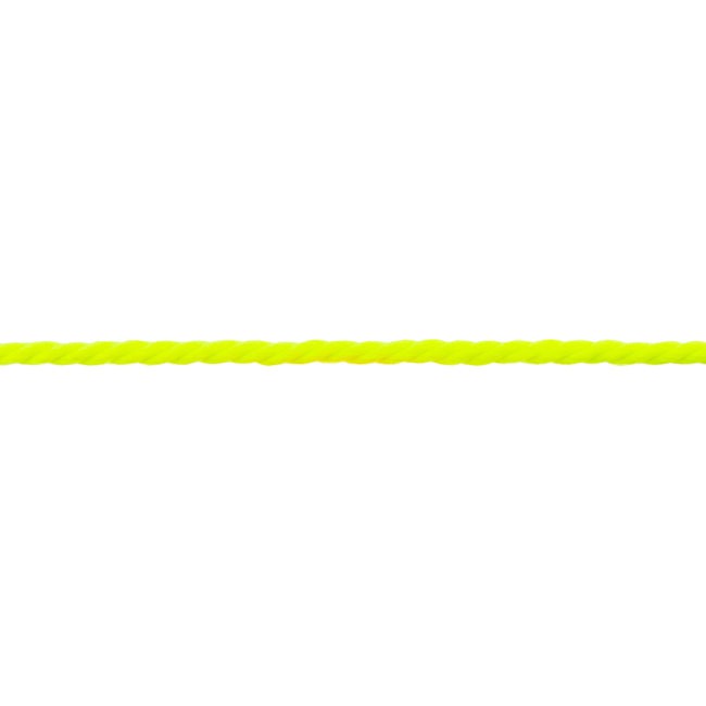 Baumwollkordel 5mm Neon Gelb