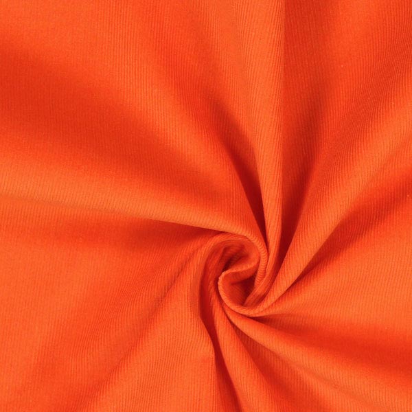 Feincord Uni Orange 