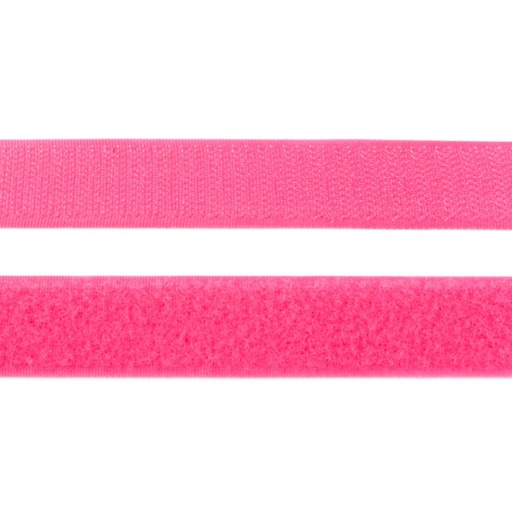 Klettband Uni 2,5 cm Pink
