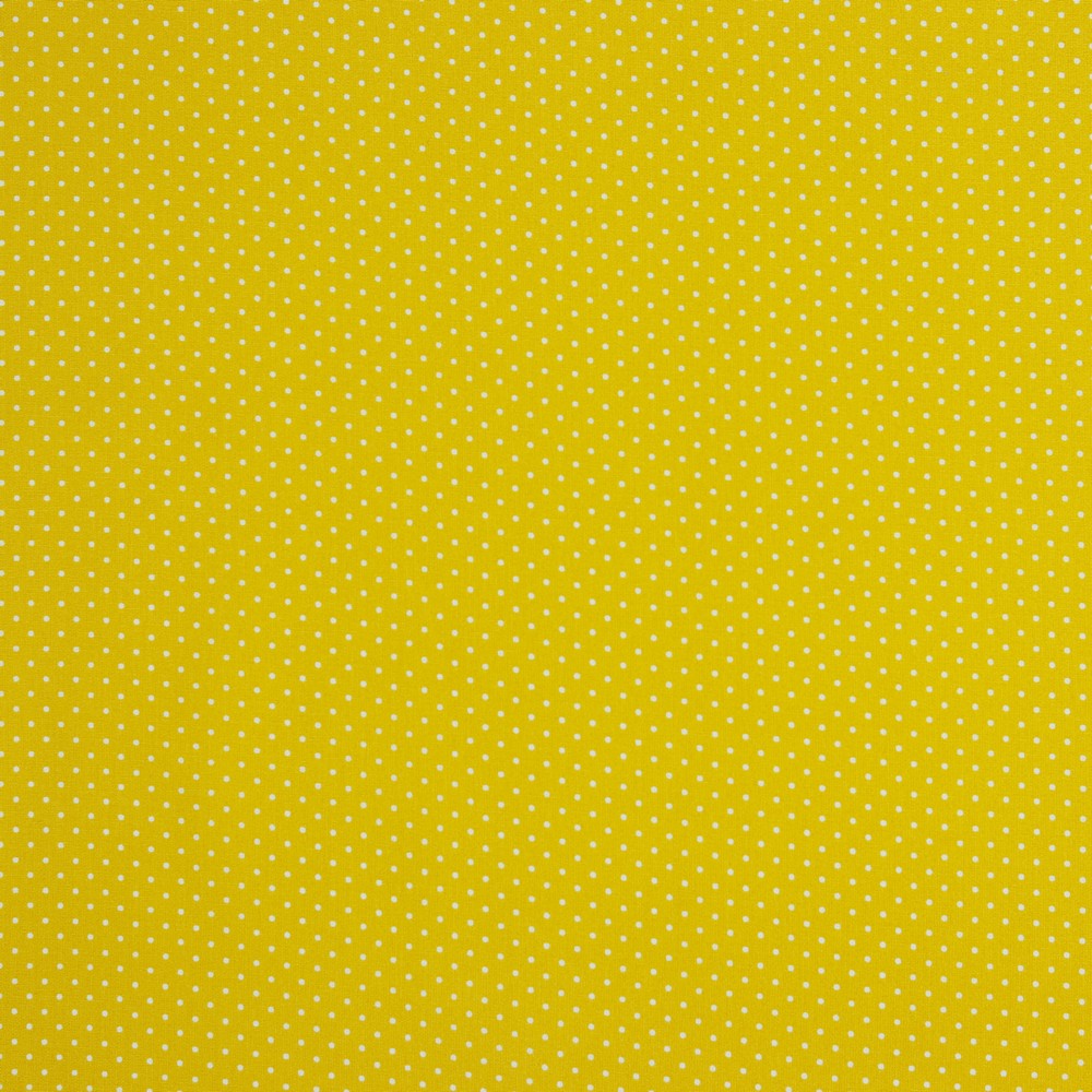 Baumwolle Standard Serie Punkte Mini Gelb