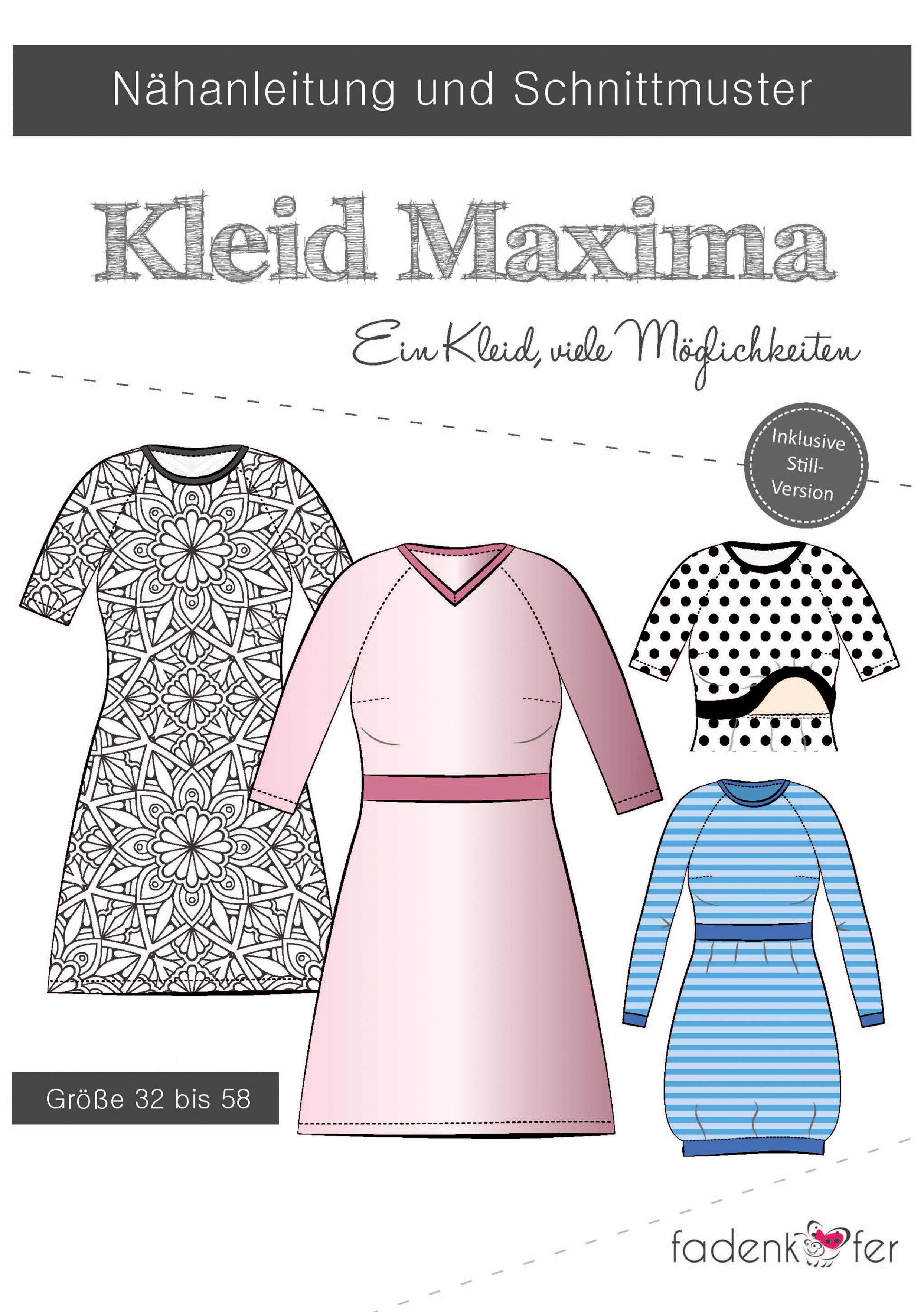 Papierschnittmuster Kleid Maxima DAMEN