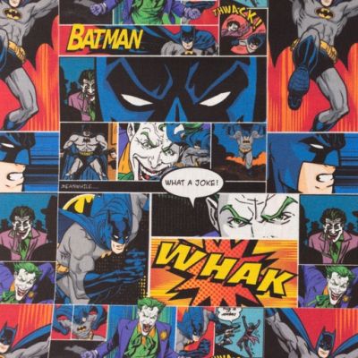 Baumwolle Batman Comic Lizenz Digital
