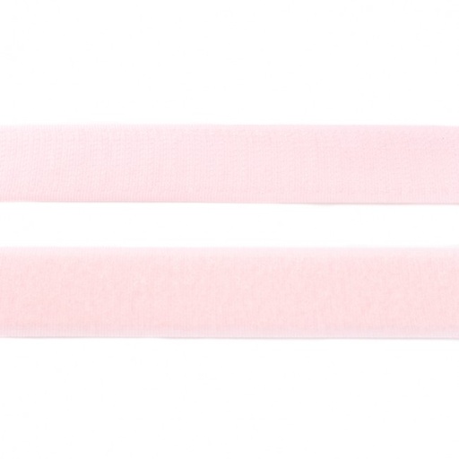 Klettband Uni 2,5 cm Rosa