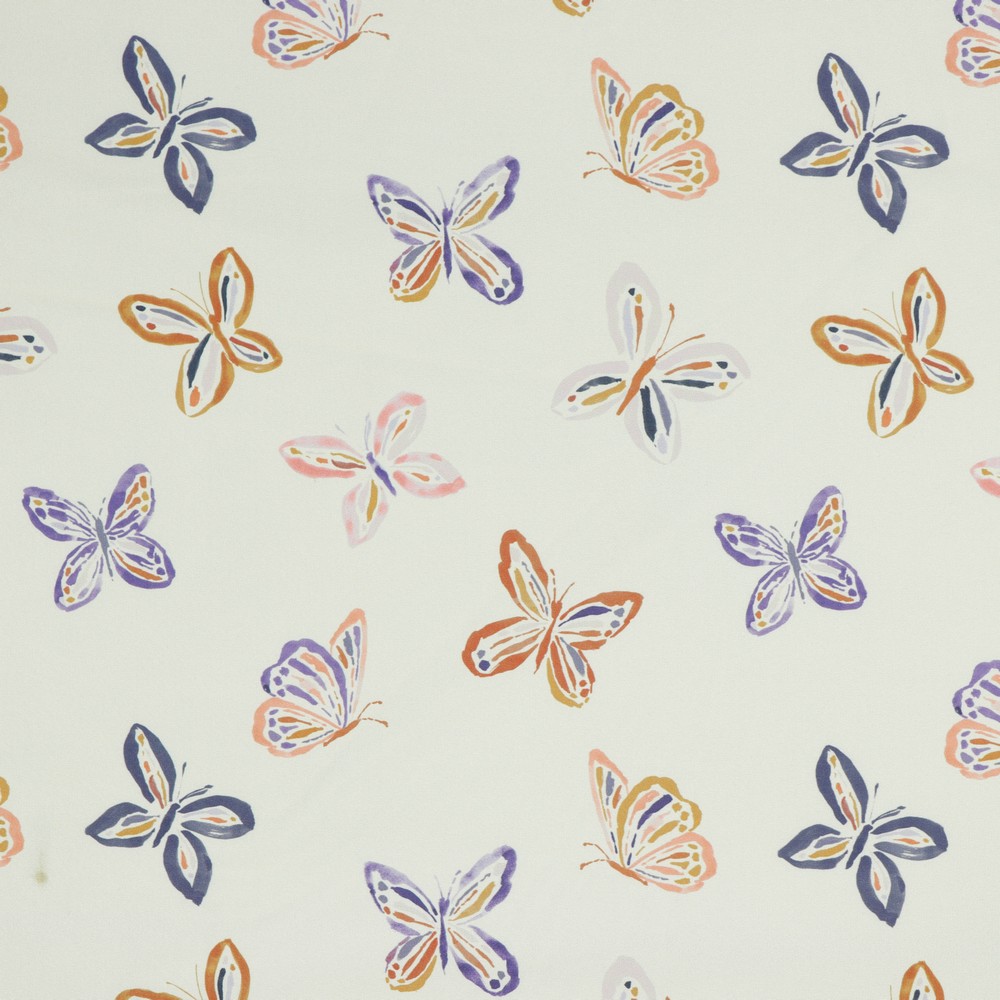 Softshell Wonderful Butterflies auf Creme Digital
