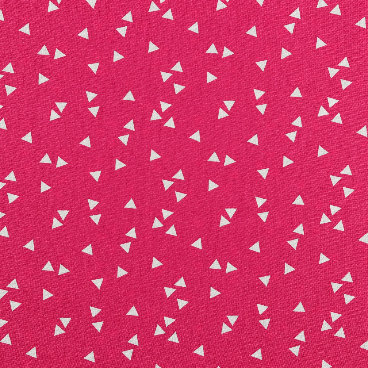 Baumwolle Geometrie Dreiecke Pink SALE