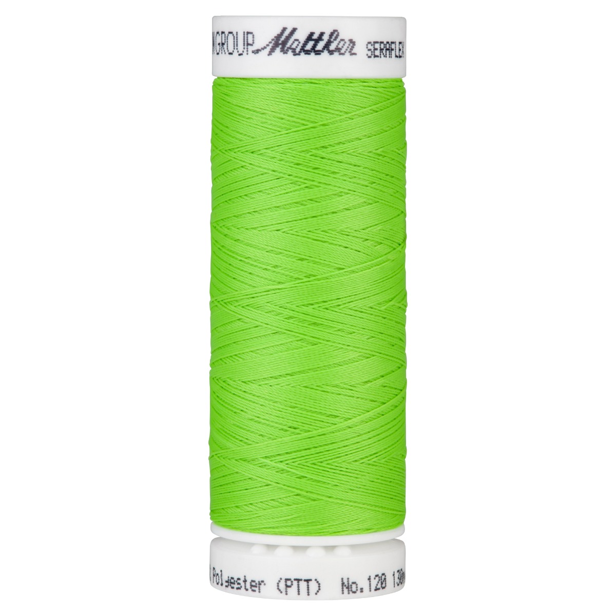 Seraflex - elastisches Nähgarn 130 m Neon Grün