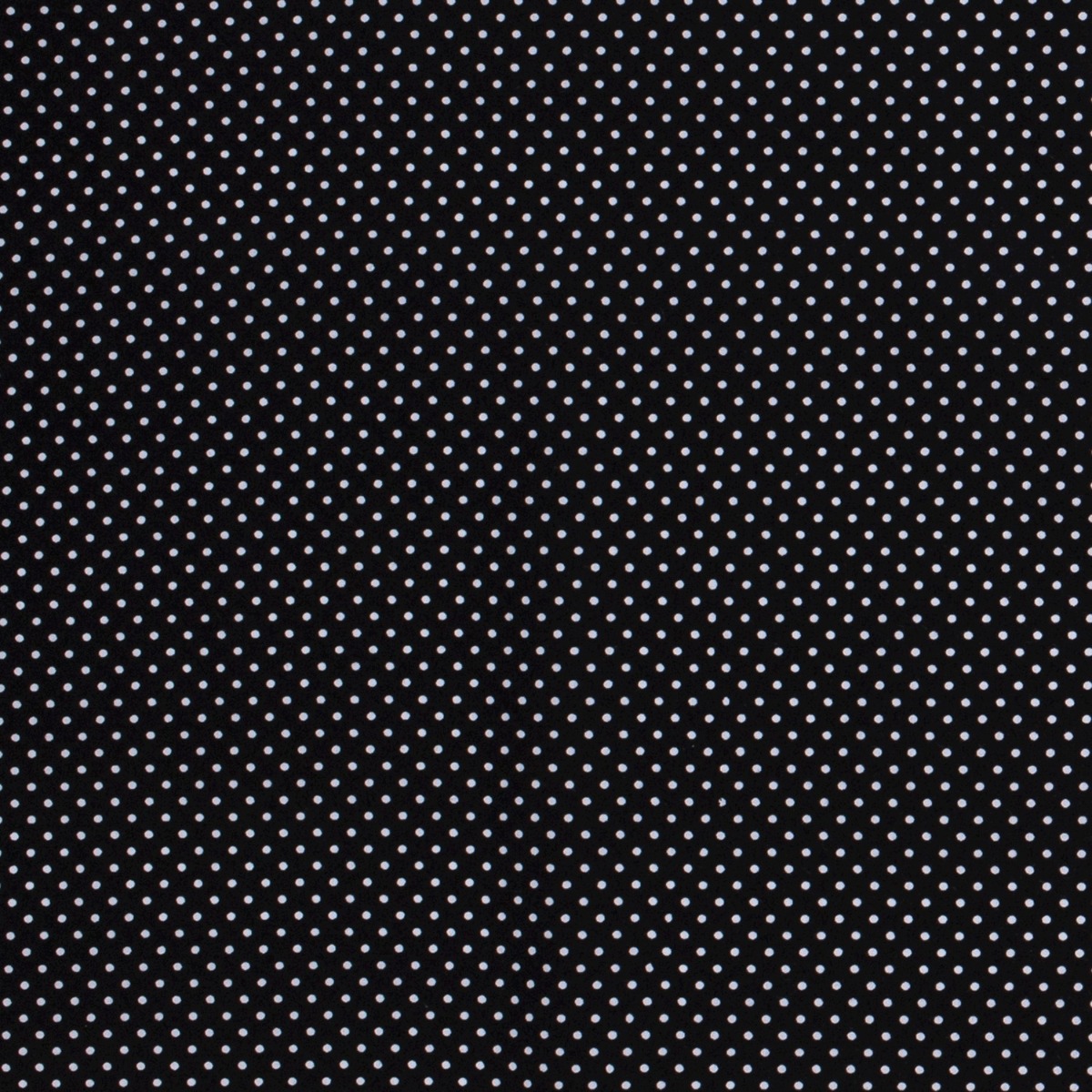Baumwolle Mini Punkte Standard Schwarz