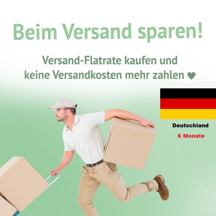 Versand Flatrate 6 Monate (Deutschland)