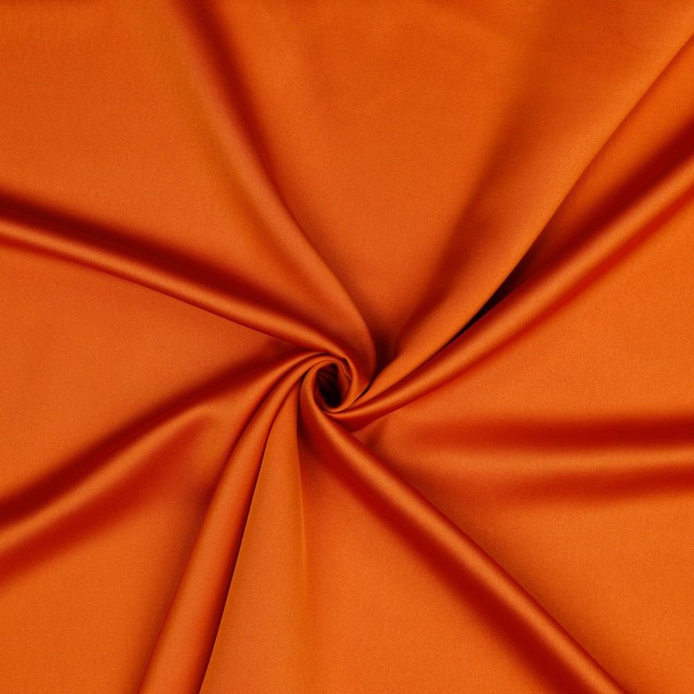 Satinstoff Uni Orange