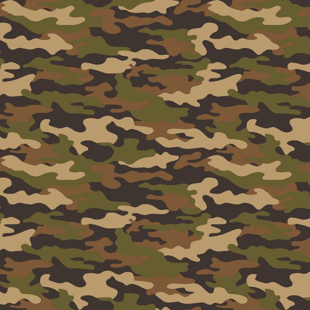 Baumwolle Camouflage Grün SALE