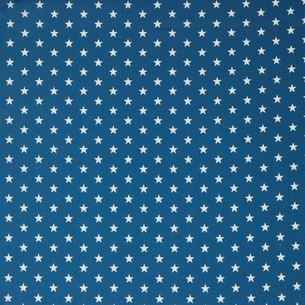 Baumwolle Standard Serie Sterne Mini Rauchblau
