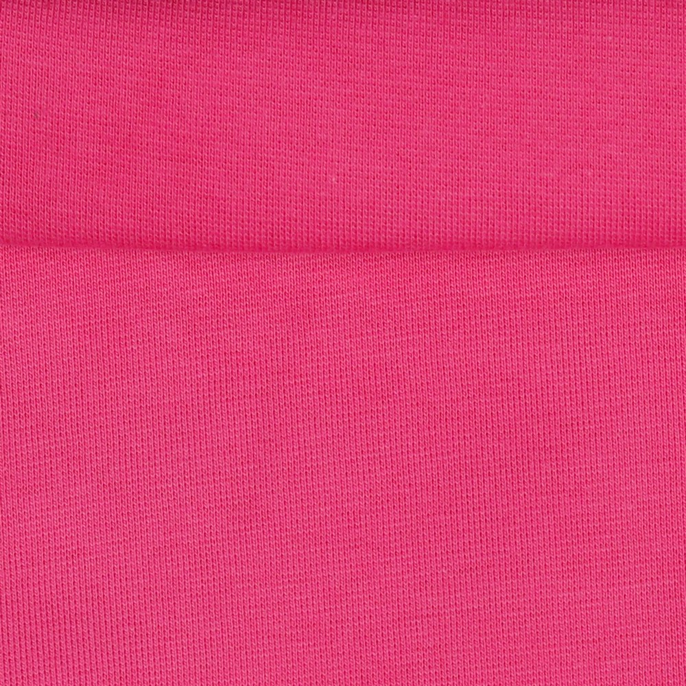 Bündchen Feinripp BIO Uni Pink