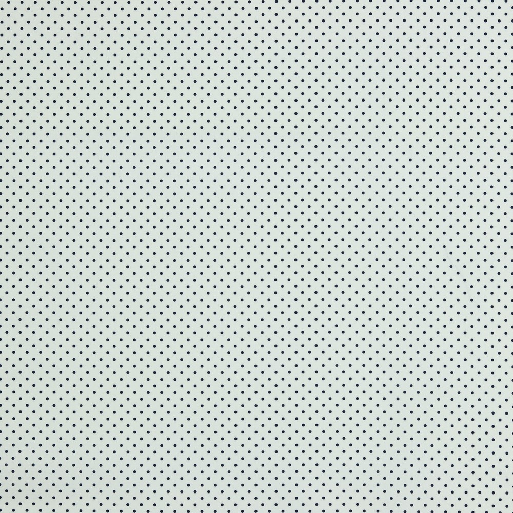 Baumwolle Standard Serie Punkte Weiß/Dunkelblau